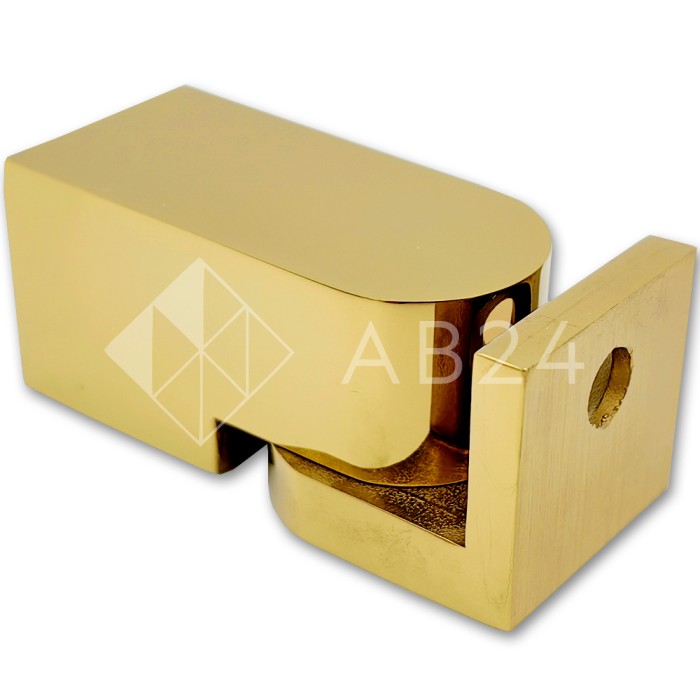 Крепление FDC-51 трубы 15х15 к стене 0°-180°, нержавейка/золото