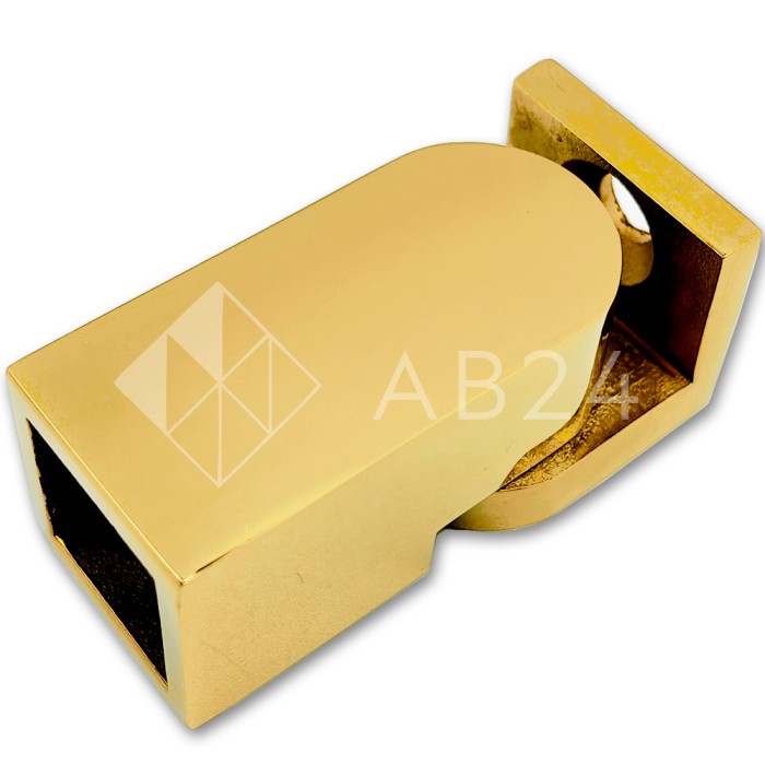 Крепление FDC-51 трубы 15х15 к стене 0°-180°, нержавейка/золото