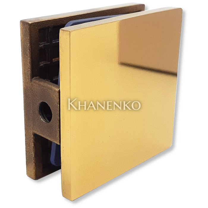 Коннектор для стекла Альфа α стена-стекло 90° цвет Золото FDK-12-DEF SUS304/TP