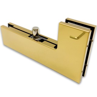 Фитинг угловой, FKF-22 соединительный с осью, нержавейка/золото