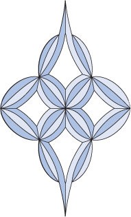 Бевелс AV348 (16 элементов) 200 х 332 мм