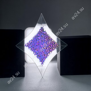 Бевелс AV155 дихроичная звезда 111 х 137 мм бриллиант