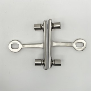 Спайдер FNS-007 на ребро жесткости двусторонний 2 точки, нержавейка/матовый