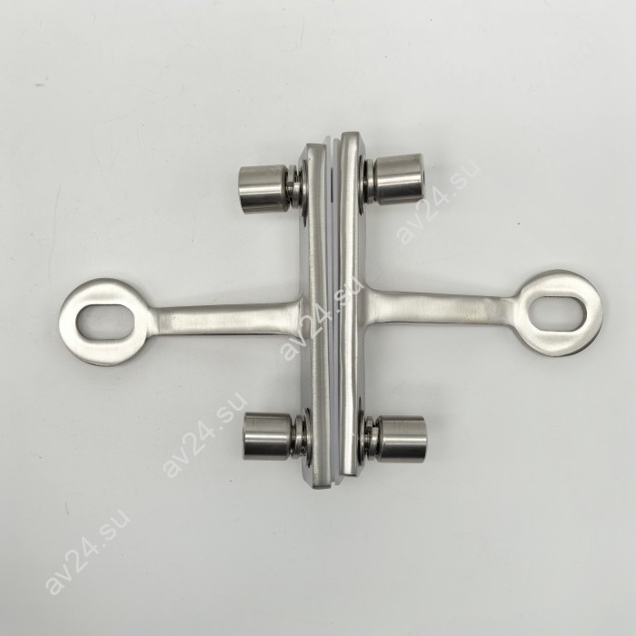 Спайдер FNS-007 на ребро жесткости двусторонний 2 точки, нержавейка/матовый