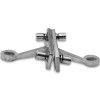 Спайдер FNS-007 на ребро жесткости двусторонний 2 точки, нержавейка/матовый
