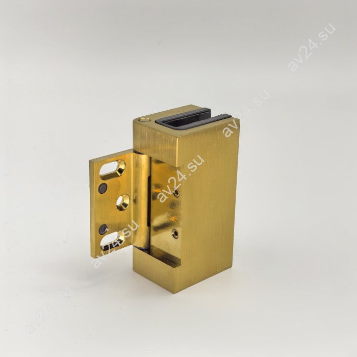 Петля Валия FDP-260 стена-стекло, открывание 90° латунь/брашированное золото