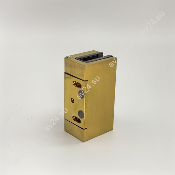 Петля Валия FDP-260 стена-стекло, открывание 90° латунь/брашированное золото