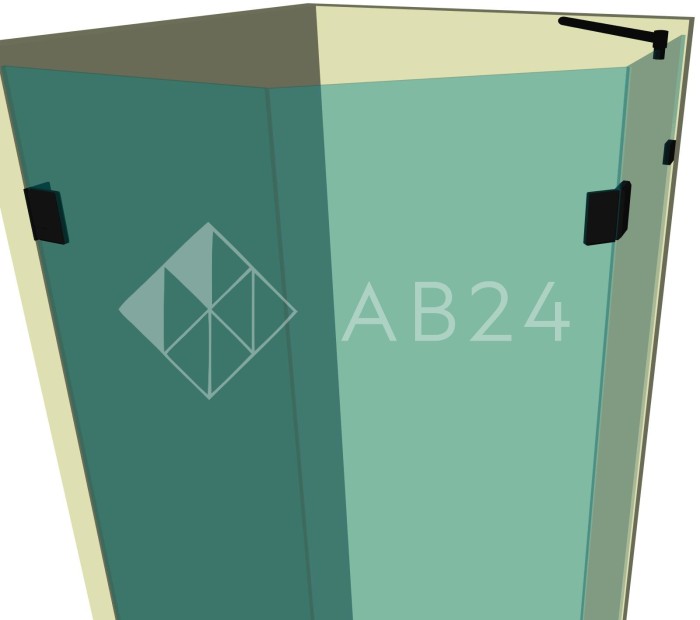 Душевая кабина пятиугольная DK-302К на коннекторах