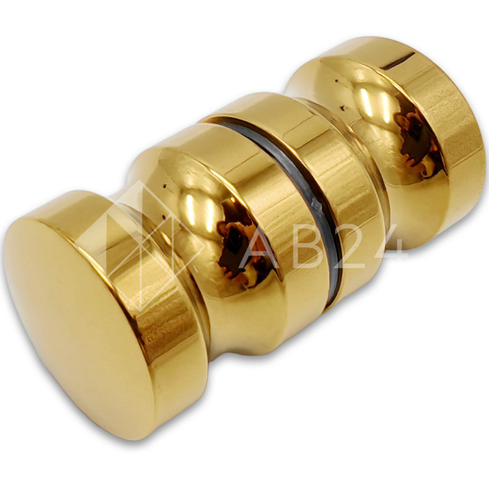 Ручка кноб FDR-46, нержавейка/золото