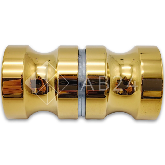 Ручка кноб FDR-46, нержавейка/золото