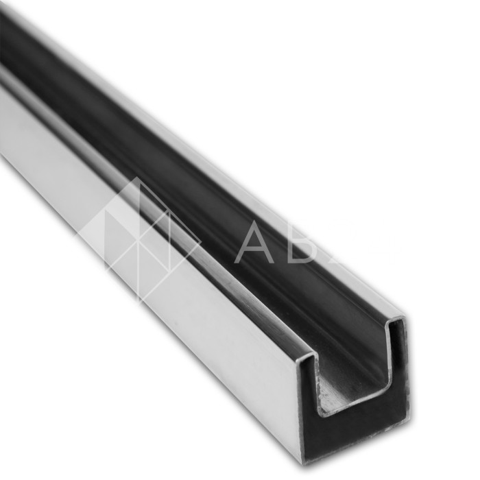 Поручень FOP-200, 40х40х1.5 длина 6 м, нержавейка/полированный