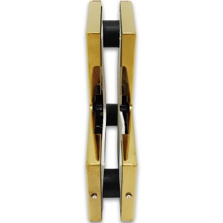 Фитинг угловой, FKF-23 нержавейка/золото