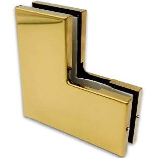 Фитинг угловой, FKF-23 нержавейка/золото