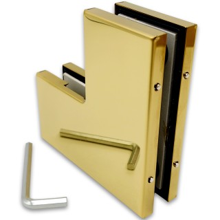 Фитинг угловой, FKF-23 нержавейка/золото