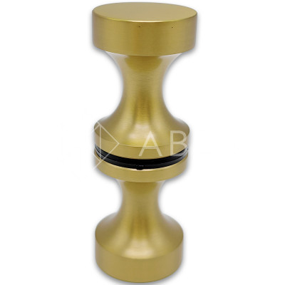 Ручка кноб FDR-61E ЭКОНОМ, нержавейка/брашированное золото