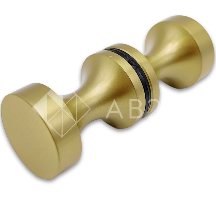 Ручка кноб FDR-61E ЭКОНОМ, нержавейка/брашированное золото