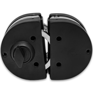 Замок FKZ-34 зажимной ключ/защелка, нержавейка/черный