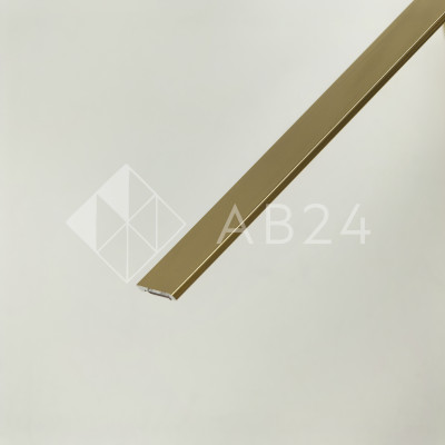 Планка FDPA-79.3 для имитации лофт перегородок 1,7х18х3000 мм самоклеящаяся, алюминий/золото