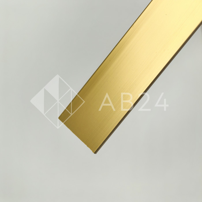 Планка FDPA-79.3 для имитации лофт перегородок 1,7х18х3000 мм самоклеящаяся, алюминий/золото