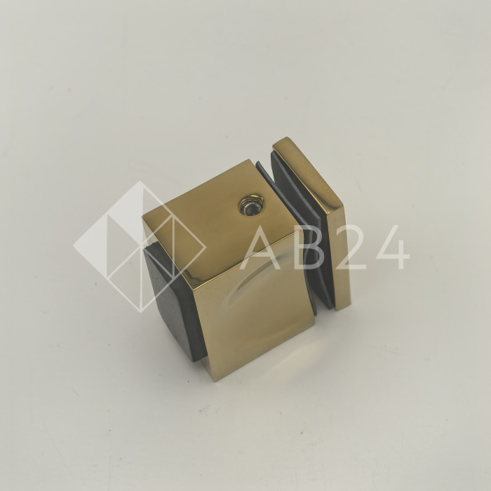 Ручка кноб FDR-67 с резиновым торцом (односторонняя), алюминий/золото