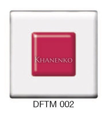 Фьюзинг квадрат DFTM 002 прозрачно-бардового цвета, 6 см