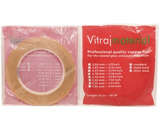 Медная фольга стандарт VitrajMaterial 4,37 мм
