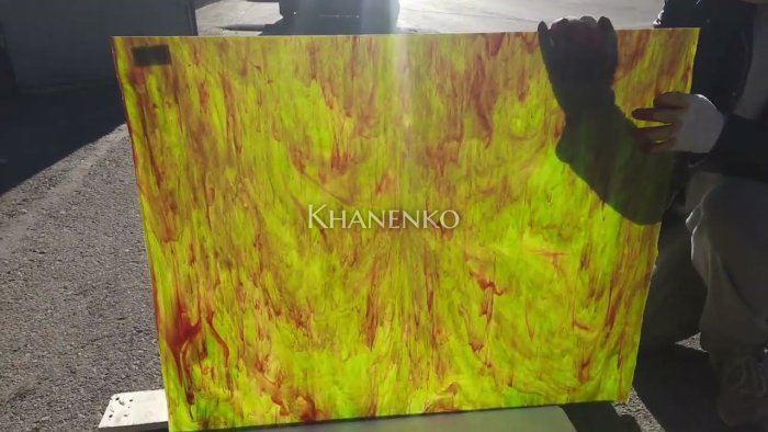 Стекло витражное AV 6027-86S, целый лист - 78 х 96 cм.