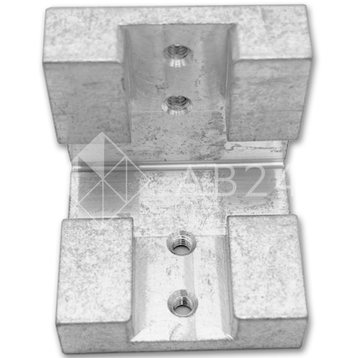 Уголок FMPA-100 стыковочный для FMPA-1, FMPA-2, FDS-17, алюминий