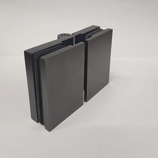 Петля Майя FDP-171 стекло-стекло 180°, латунь/оружейная сталь