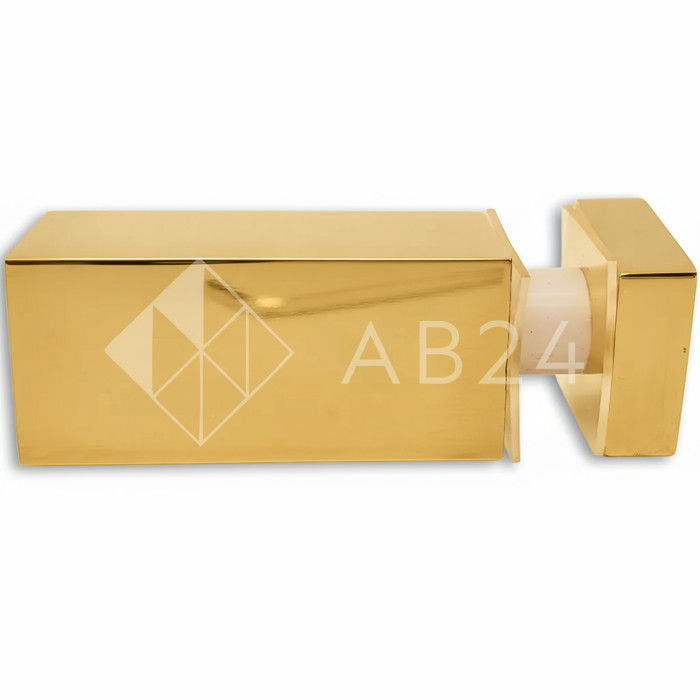 Крепление FDC-54 трубы 15х15 к стеклу, нержавейка/золото