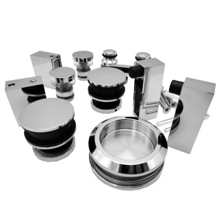 Раздвижная система Альфа α FDS-1, нержавейка/полированный