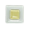 Фьюзинг квадрат DFTM 006 прозрачно-бледно-желтого цвета, 6 см