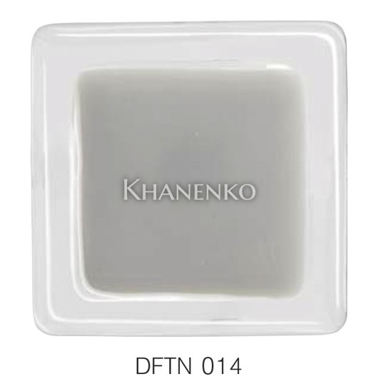 Фьюзинг квадрат DFTN 014 прозрачно-серого цвета, 6 см