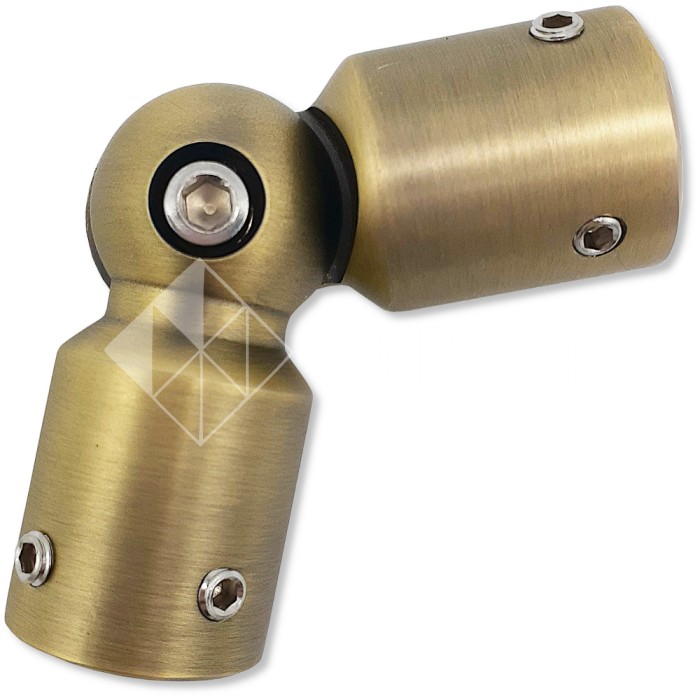 Соединитель FDC-13 трубы 19 90°-180°, нержавейка/бронза