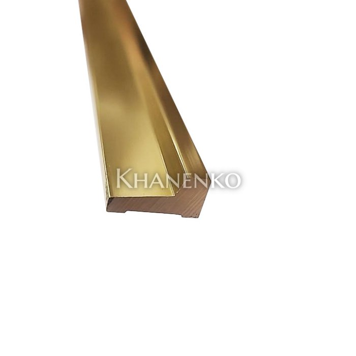Порог алюминиевый для душевой 1.5 м Золото FDPA-43.15 AL/TP