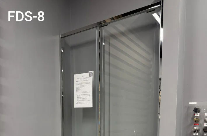 Раздвижная система Нимфа в проем FDS-8. Фурнитура для стекла от Ав24.