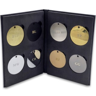 Цветовая палитра, книжка, латунь FDA-97