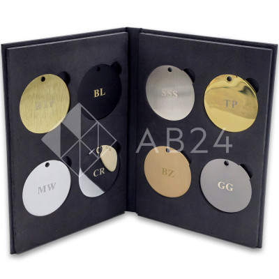 Цветовая палитра, книжка, латунь FDA-97