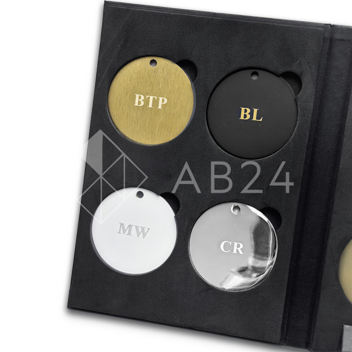 Цветовая палитра, книжка, латунь FDA-97