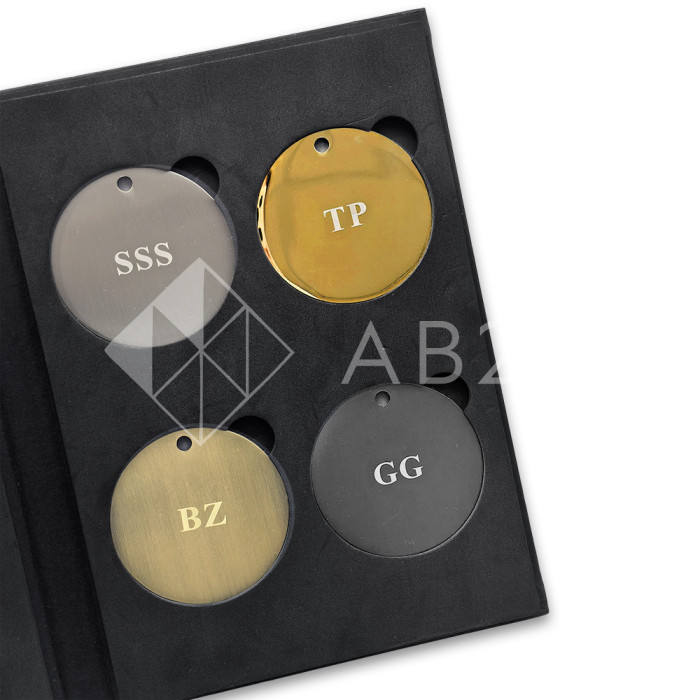 Цветовая палитра, книжка, латунь FDA-97