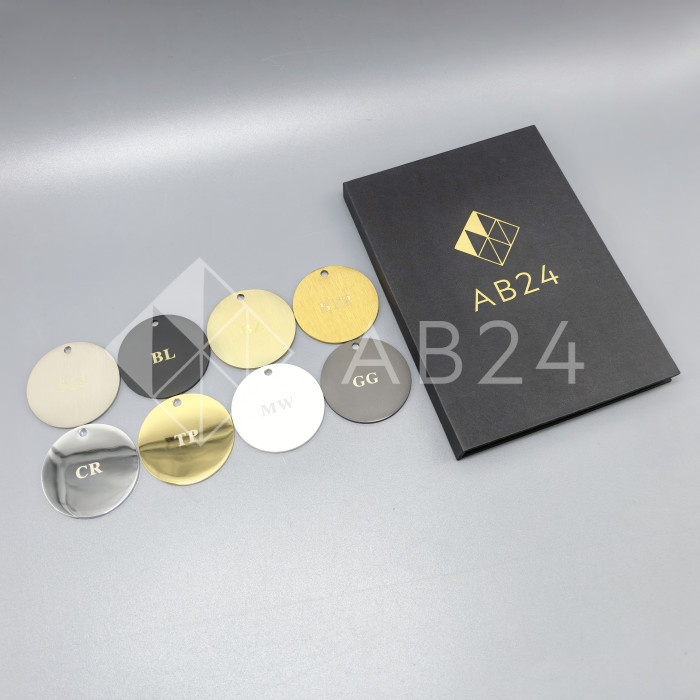 Цветовая палитра, книжка, латунь FDA-97