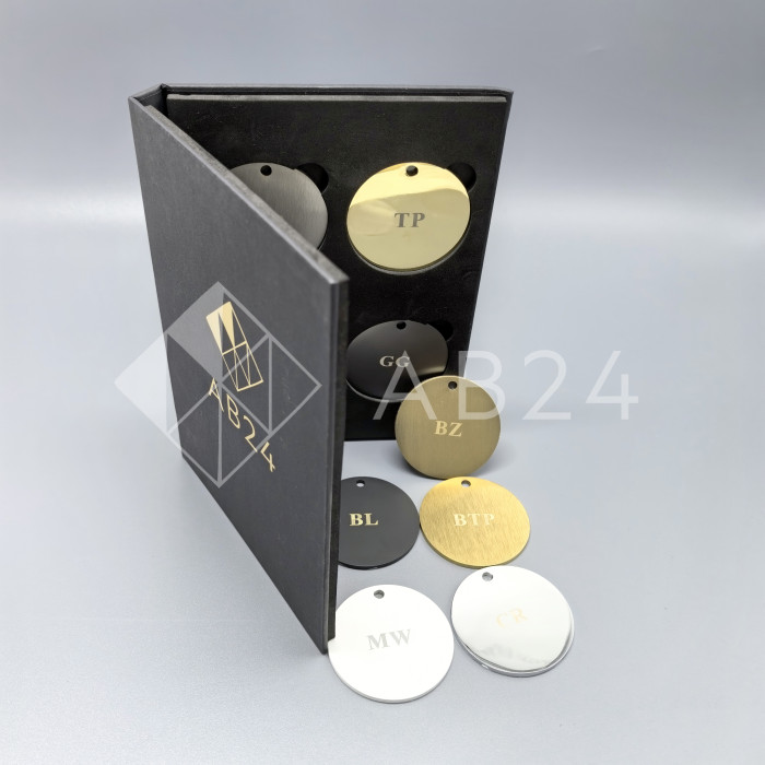 Цветовая палитра, книжка, латунь FDA-97