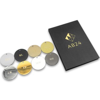 Цветовая палитра, книжка, латунь FDA-97