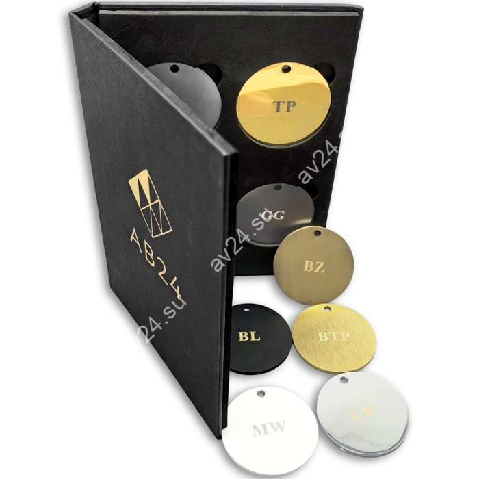 Цветовая палитра, книжка, латунь FDA-97