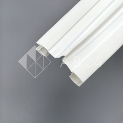 Уплотнитель ПРЕМИУМ гармошка белый 2.5 м под стекло 8 мм FDPP-410.8