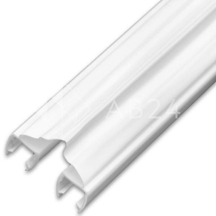 Уплотнитель ПРЕМИУМ гармошка белый 2.5 м под стекло 8 мм FDPP-410.8