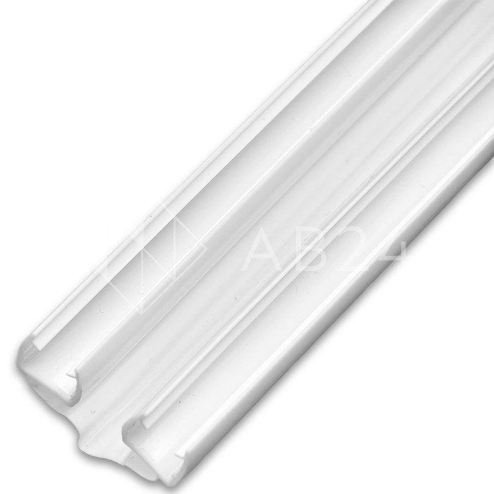 Уплотнитель ПРЕМИУМ гармошка белый 2.5 м под стекло 8 мм FDPP-410.8