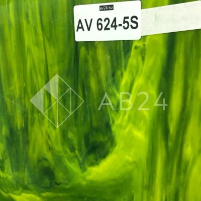 Стекло витражное  AV 624-5S пол листа (78 х 48 см)