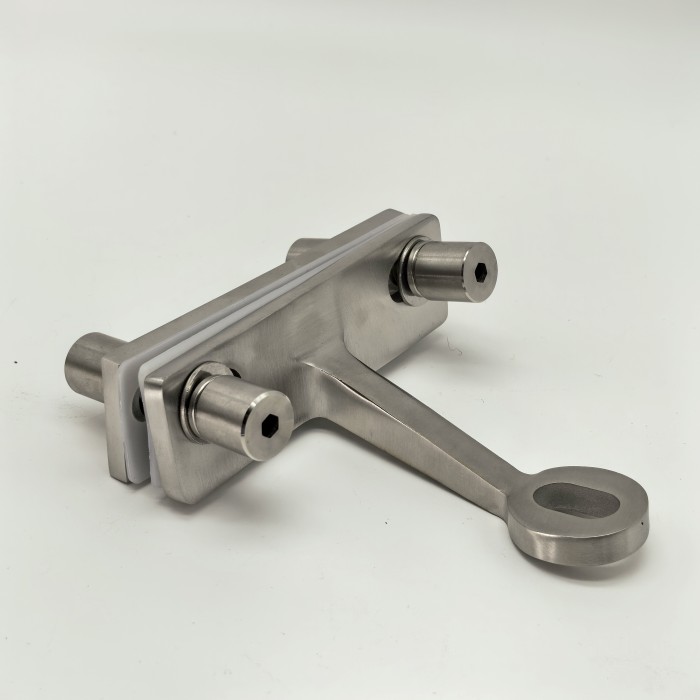 Спайдер FNS-010 на ребро жесткости односторонний 1 точка, нержавейка/матовый