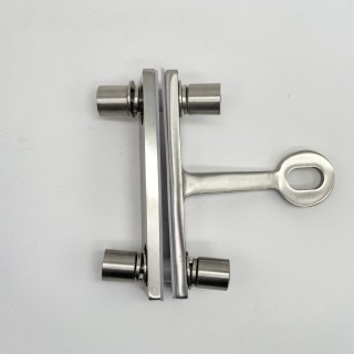 Спайдер FNS-010 на ребро жесткости односторонний 1 точка, нержавейка/матовый